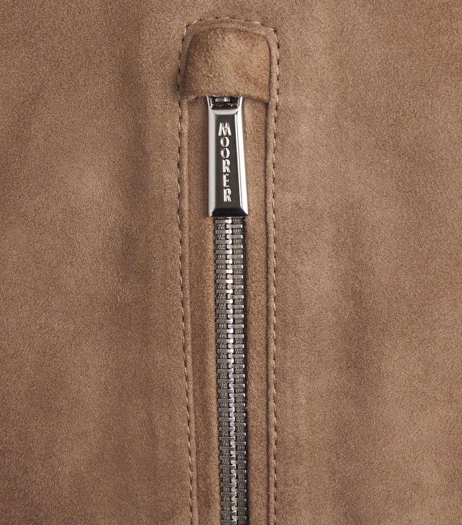 Moorer Mens Wool-Cashmere Hybrid Jacket Tortora Image 6