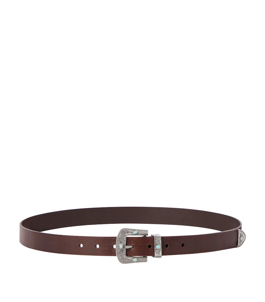 Brunello Cucinelli Leather Western Belt Image 1