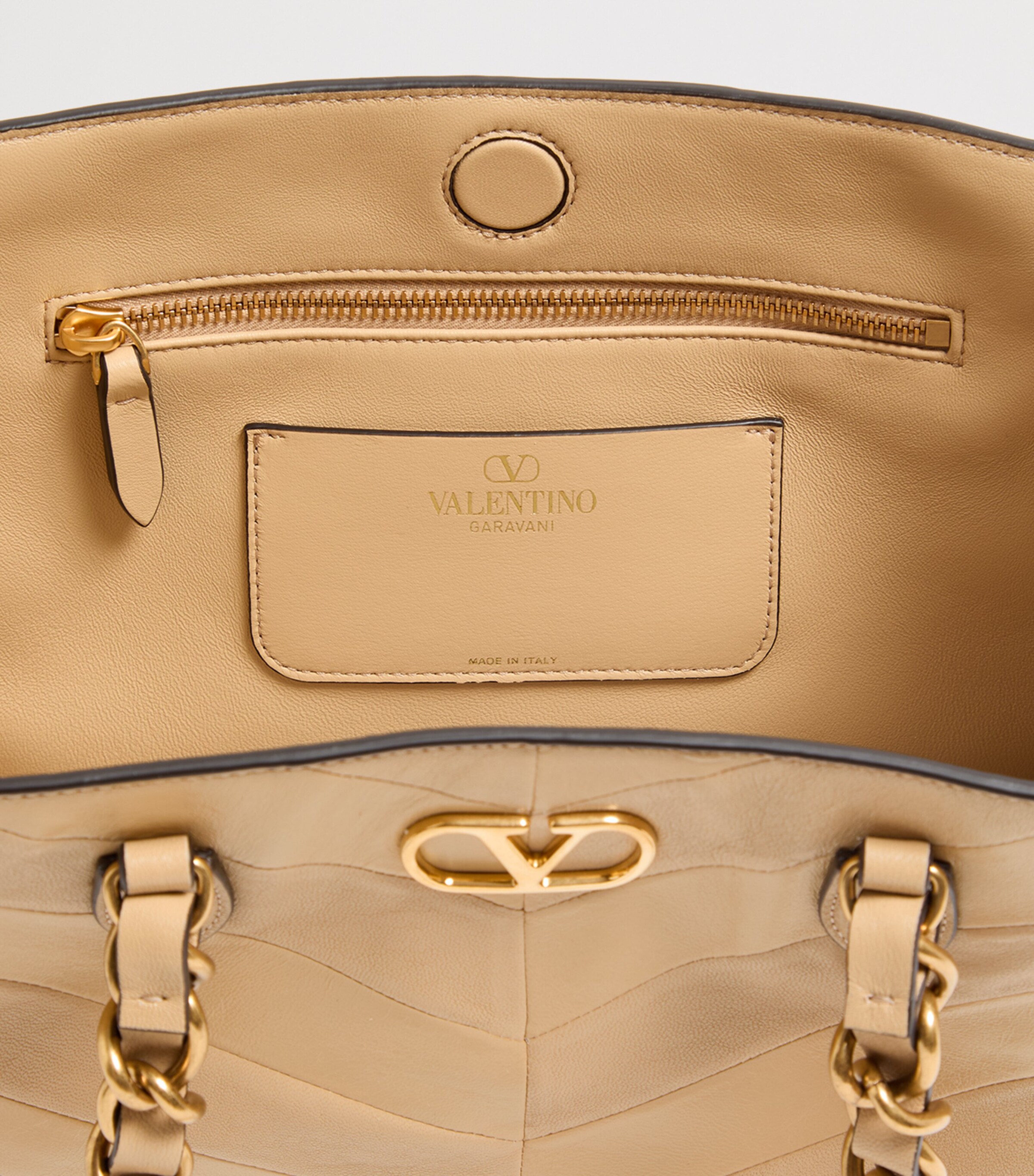 Small Lambskin Laseine Tote Bag DN3 Image 5