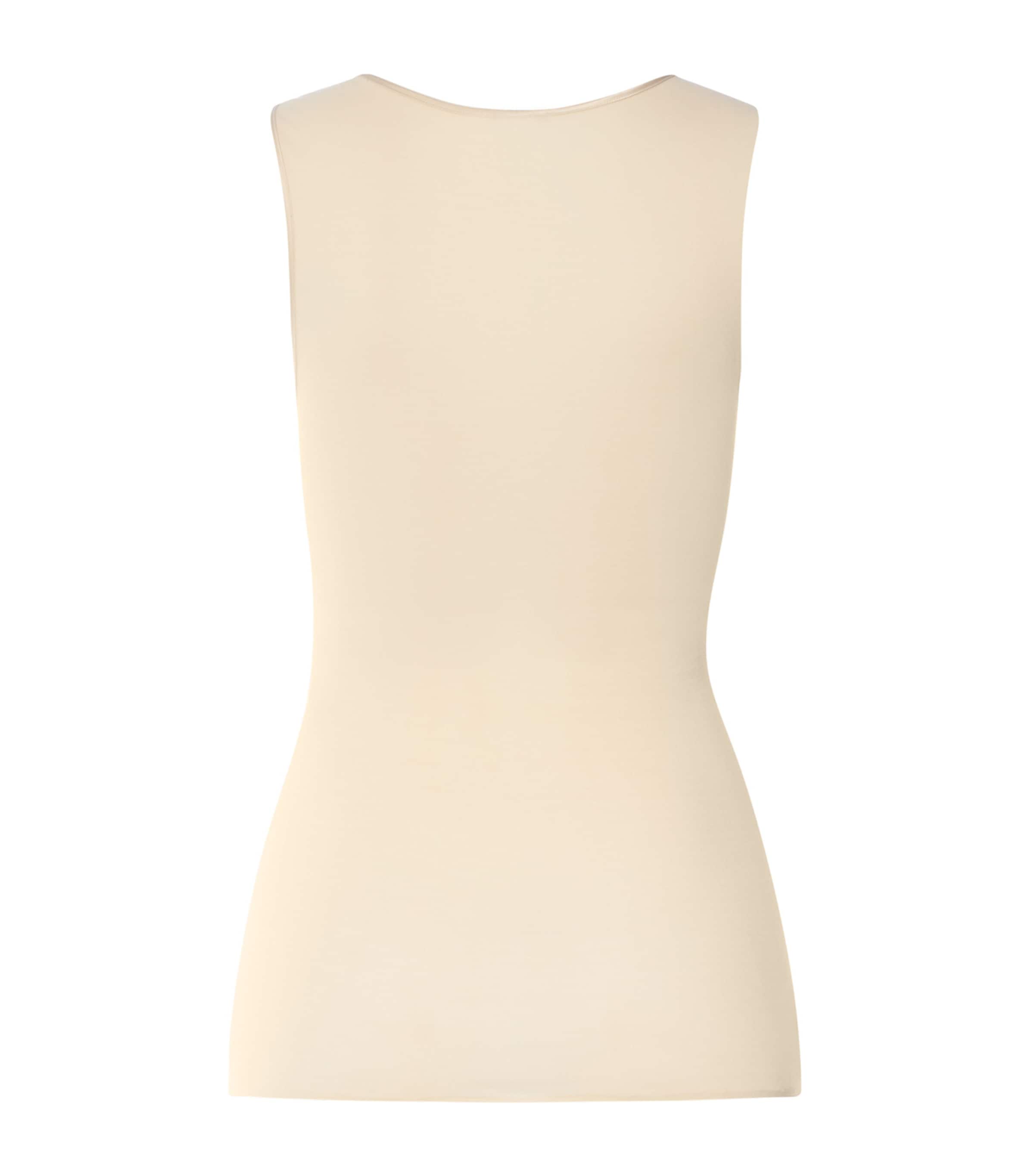 Hanro Cotton Belen Tank Top Summer Sand Image 5