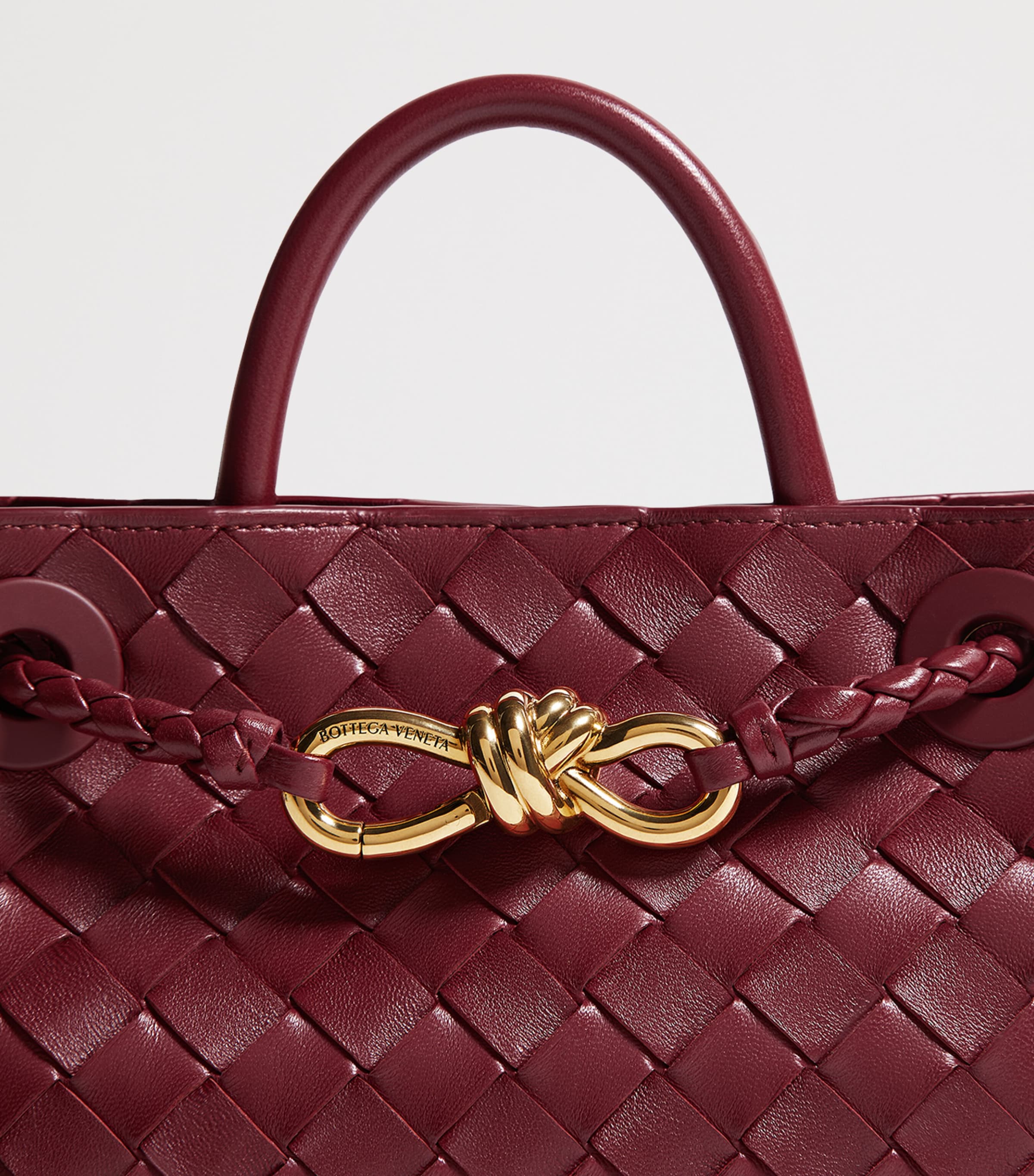 Bottega Veneta Mini Leather Andiamo Top-Handle Bag Image 7