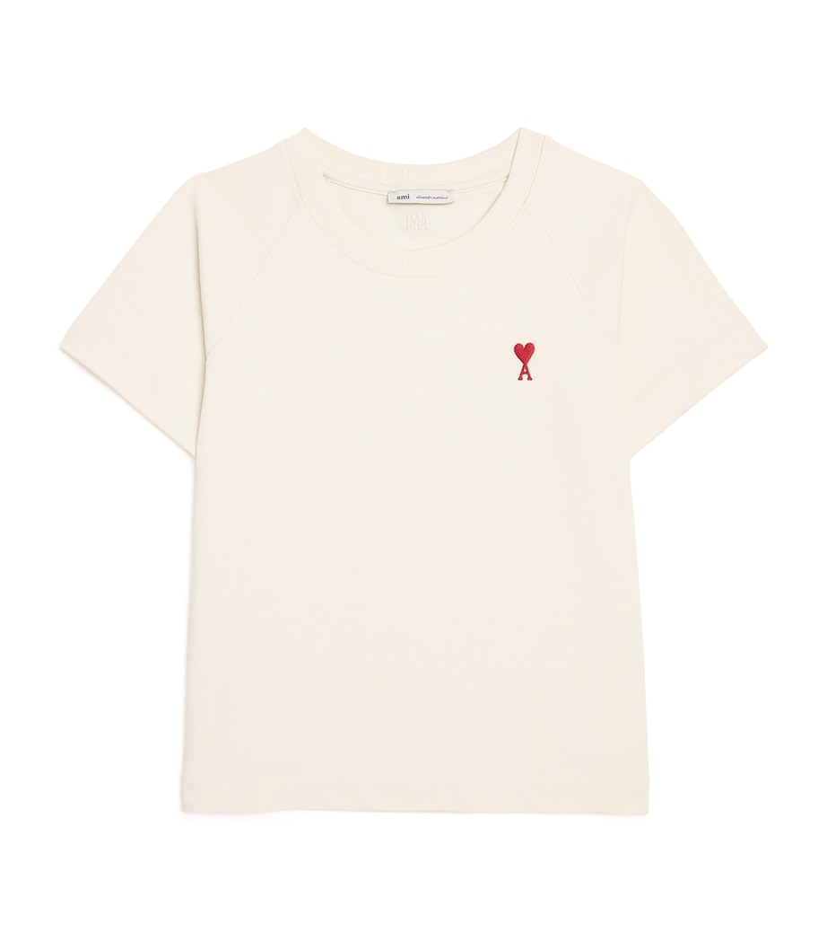 Cotton Ami de Coeur T-Shirt (4-12 Years) 185-IVOIRE Image 1
