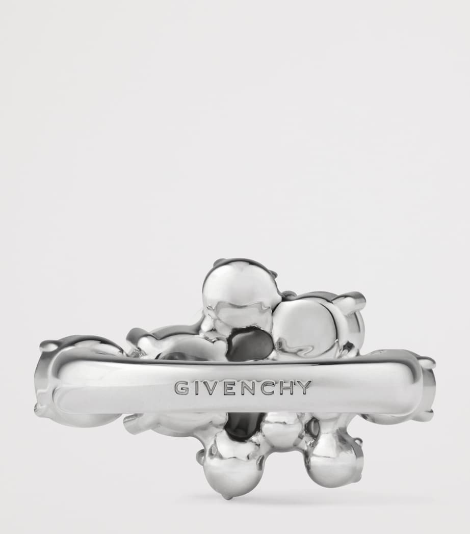 Crystal Pearl Ring WHITE/SILVERY Image 4