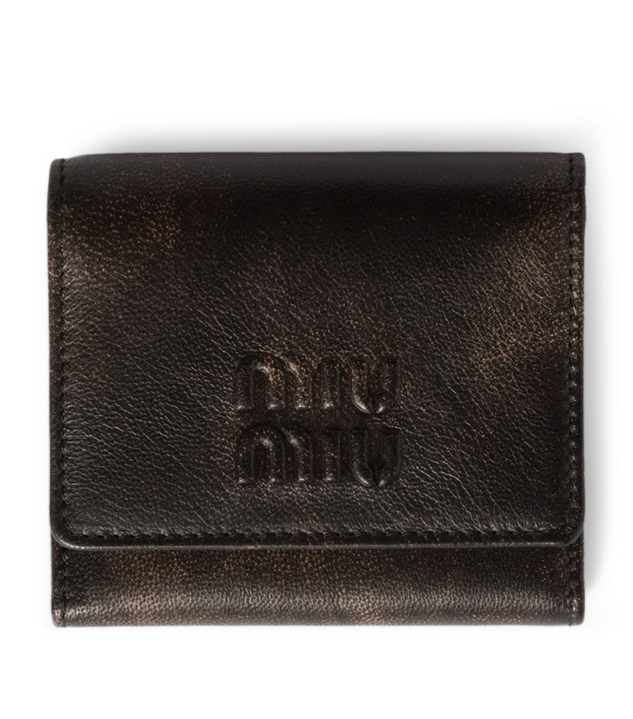 Small Leather Trifold Wallet F0201 Image 1