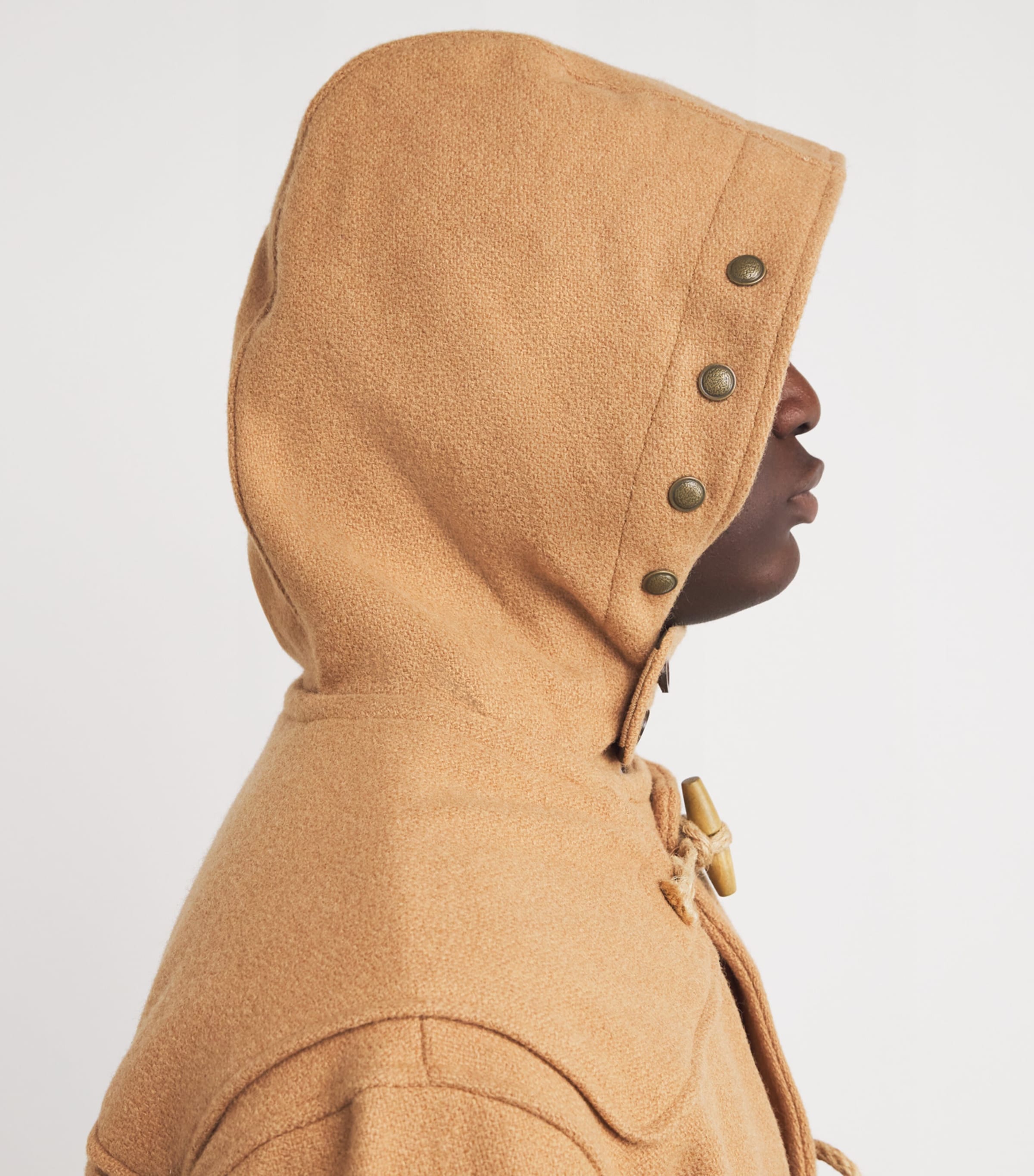 Polo Ralph Lauren Mens Wool Twill Toggle Coat Medium Beige Image 6