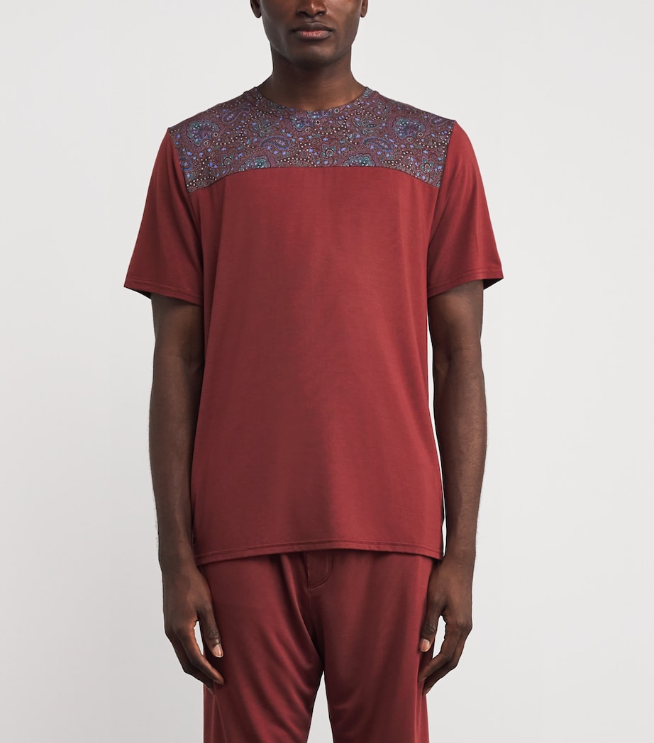 Paisley Trim T-Shirt CLAA-CLAY/ART STW RD Image 3
