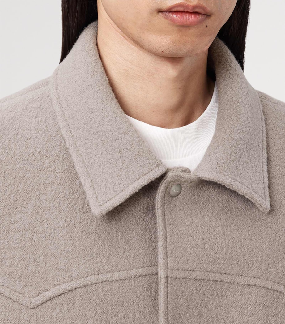 Wool Royce Bomber Jacket MOUSY BROWN Image 6