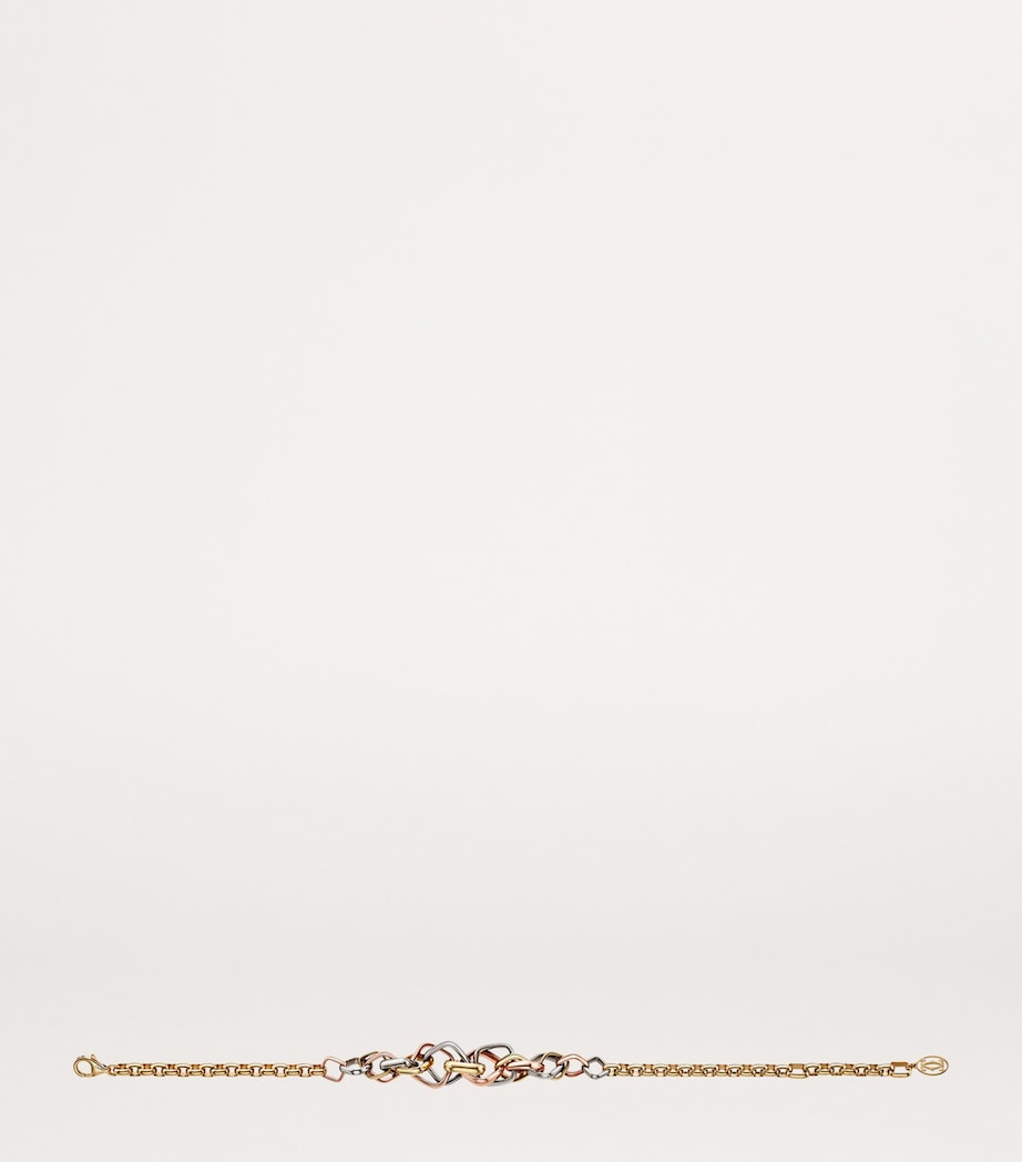 Mixed Gold Trinity Bracelet MULTI Image 2