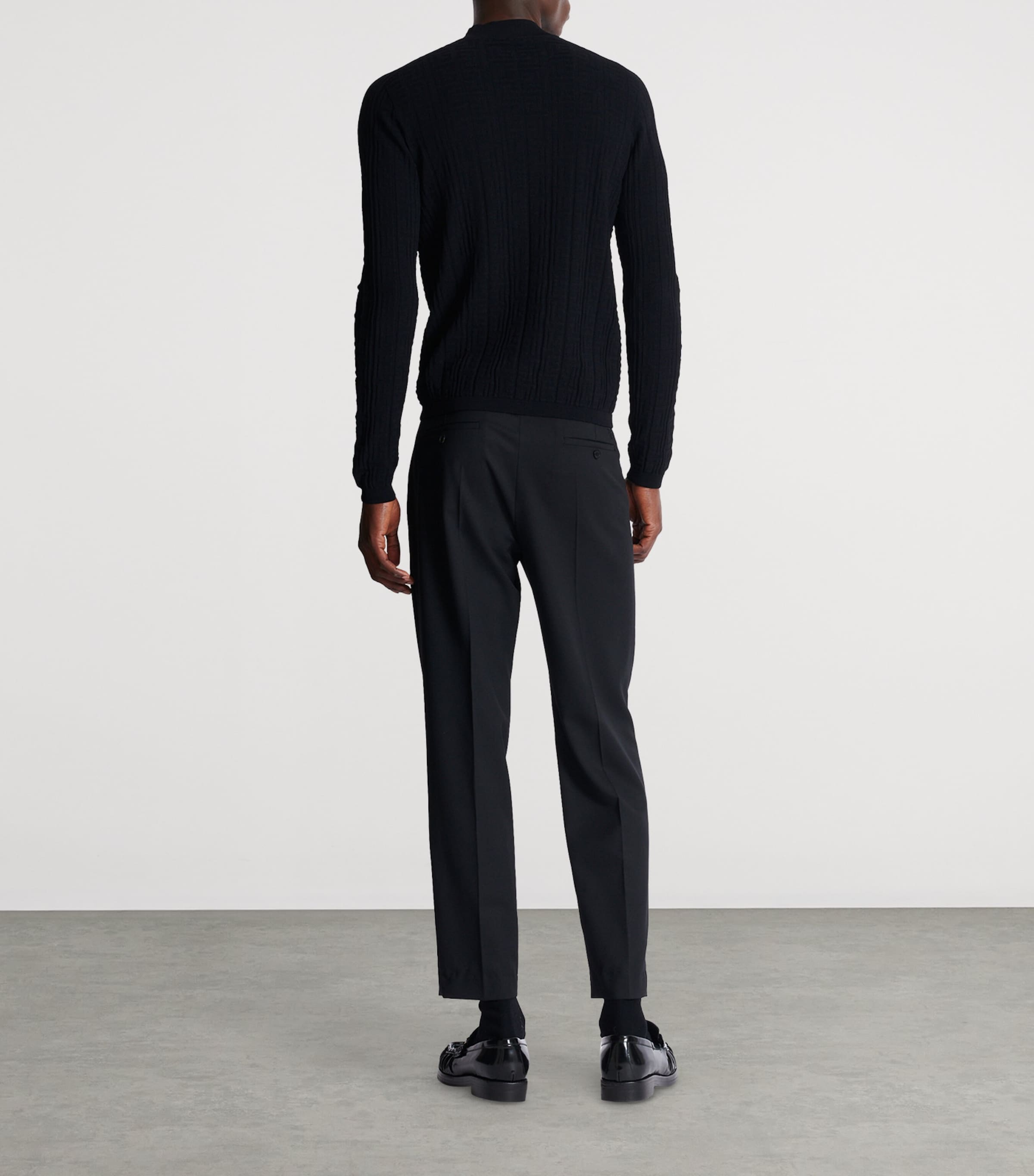 Silk-Cotton PB Sweater EAB NOIR/BLANC Image 4