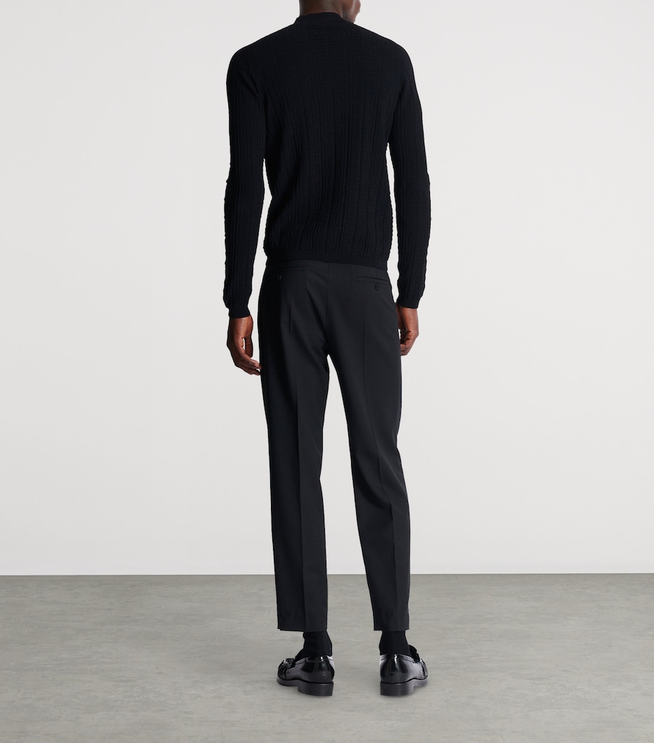 Silk-Cotton PB Sweater EAB NOIR/BLANC Image 4