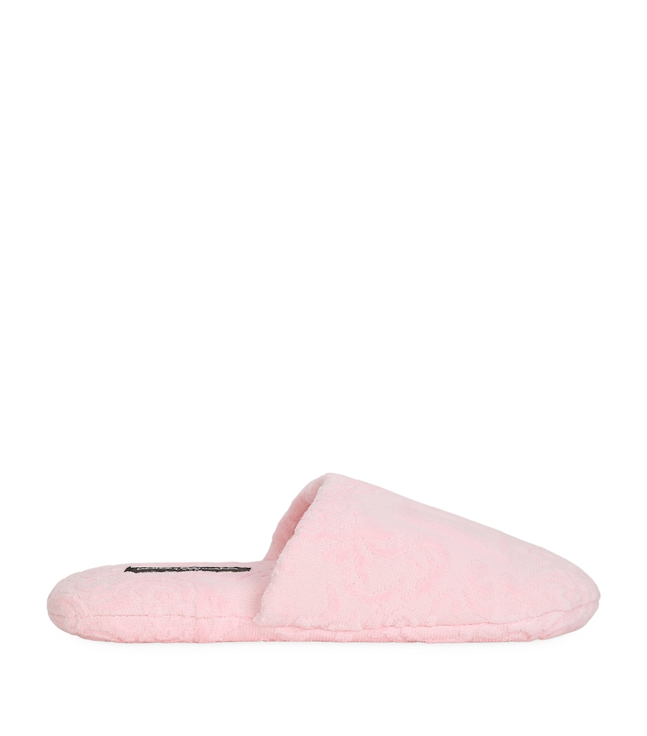 Terry Cotton DG Slippers U0053-ROSA Image 1
