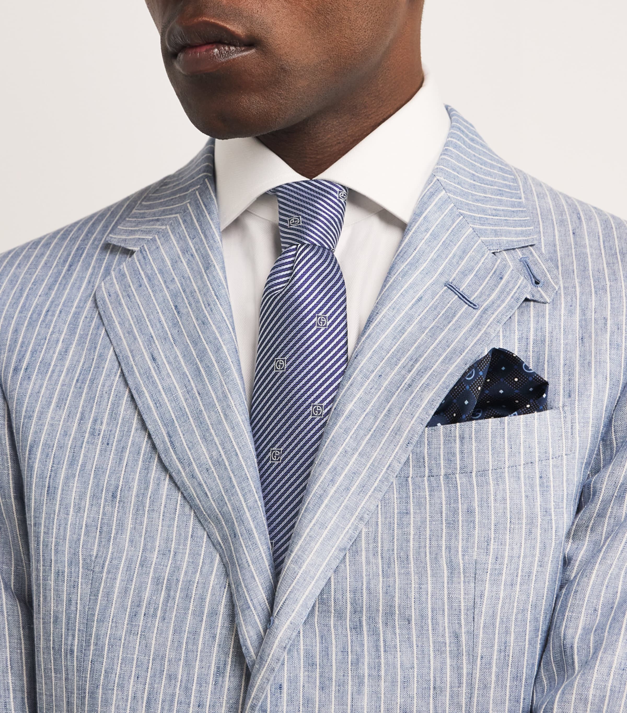 Silk Stripe Jacquard Tie FB064 Image 2