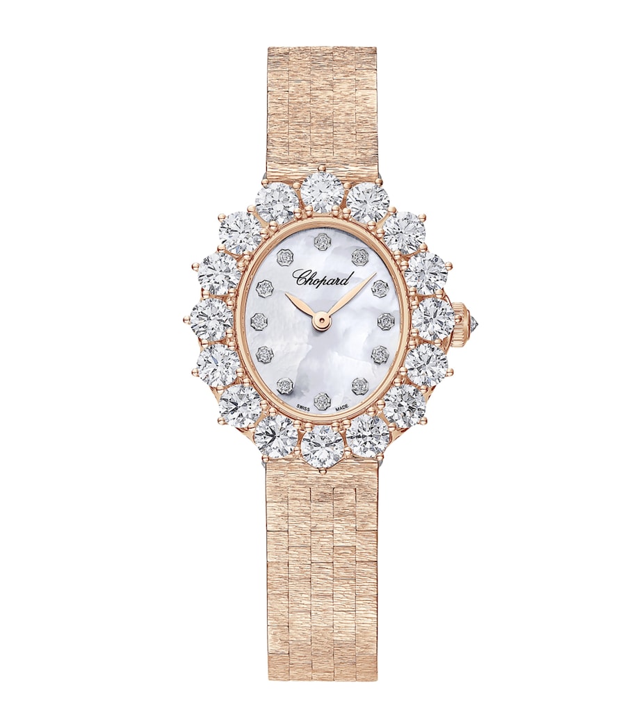 White Gold and Diamond L'Heure du Diamant Watch 27mm 18K ROSE GOLD Image 1