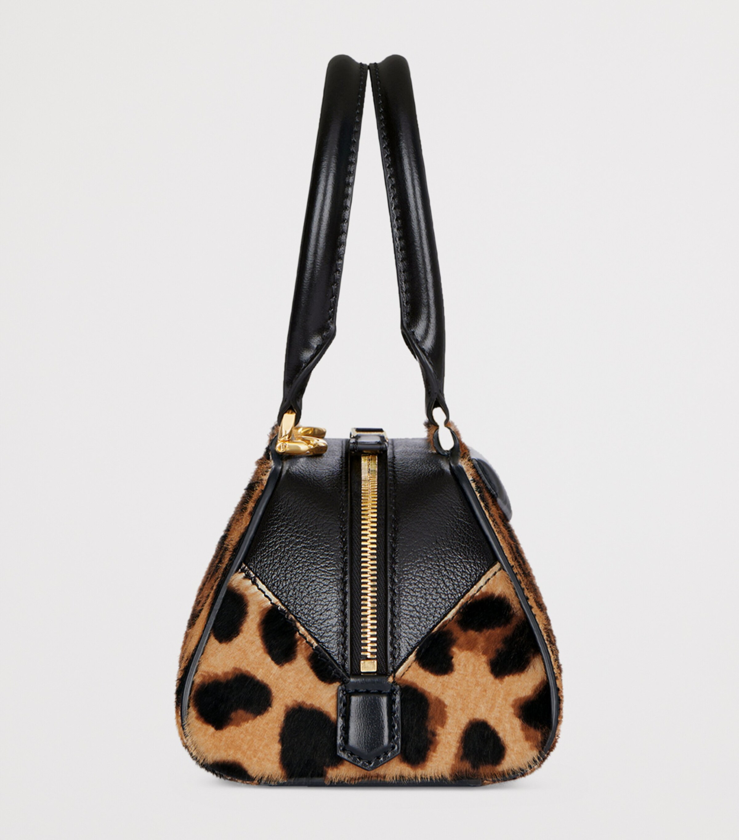 Small Antigona East-West Bag in Laminated Leather