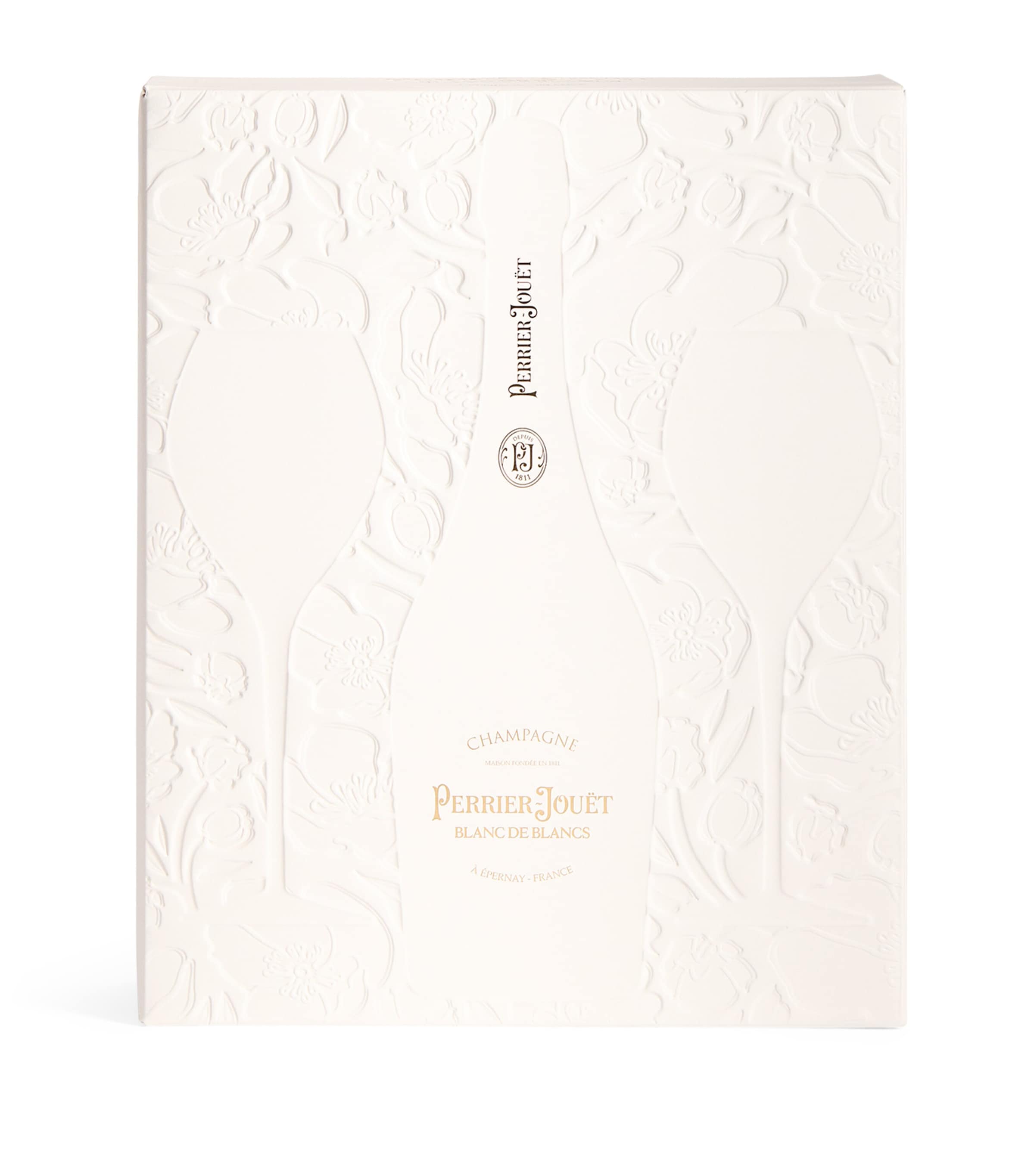 Perrier Jouet Blanc de Blancs Brut Champagne and Glasses Gift Set (75cl) - Champagne, France Image 1