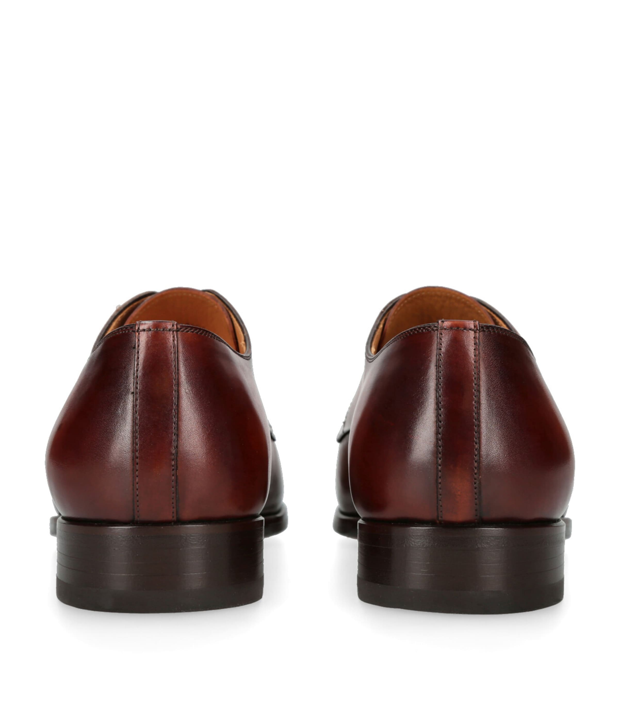 Leather Derby Shoes BROWN Image 2