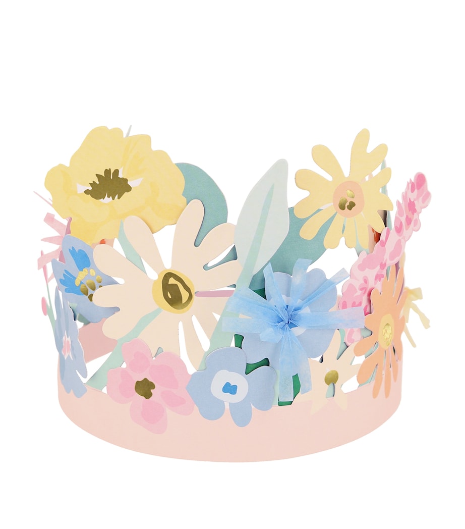 Meri Meri Set of 8 Paper Flower Crowns Image 1