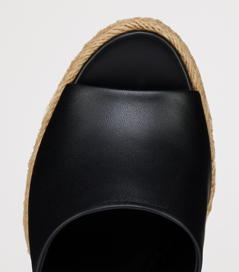 Calakala Leather Heeled Mules 85 B439 Image 4