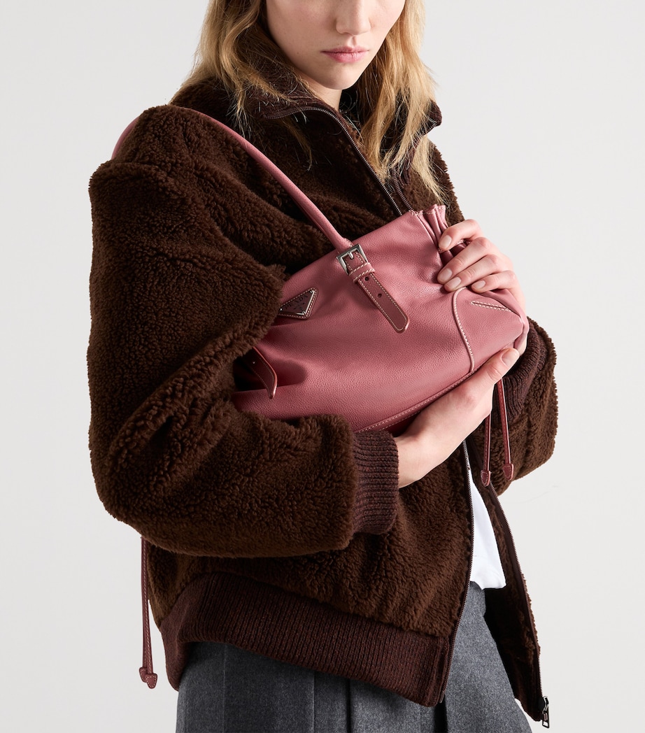 Medium Leather Bonnie Shoulder Bag F0025 Image 8