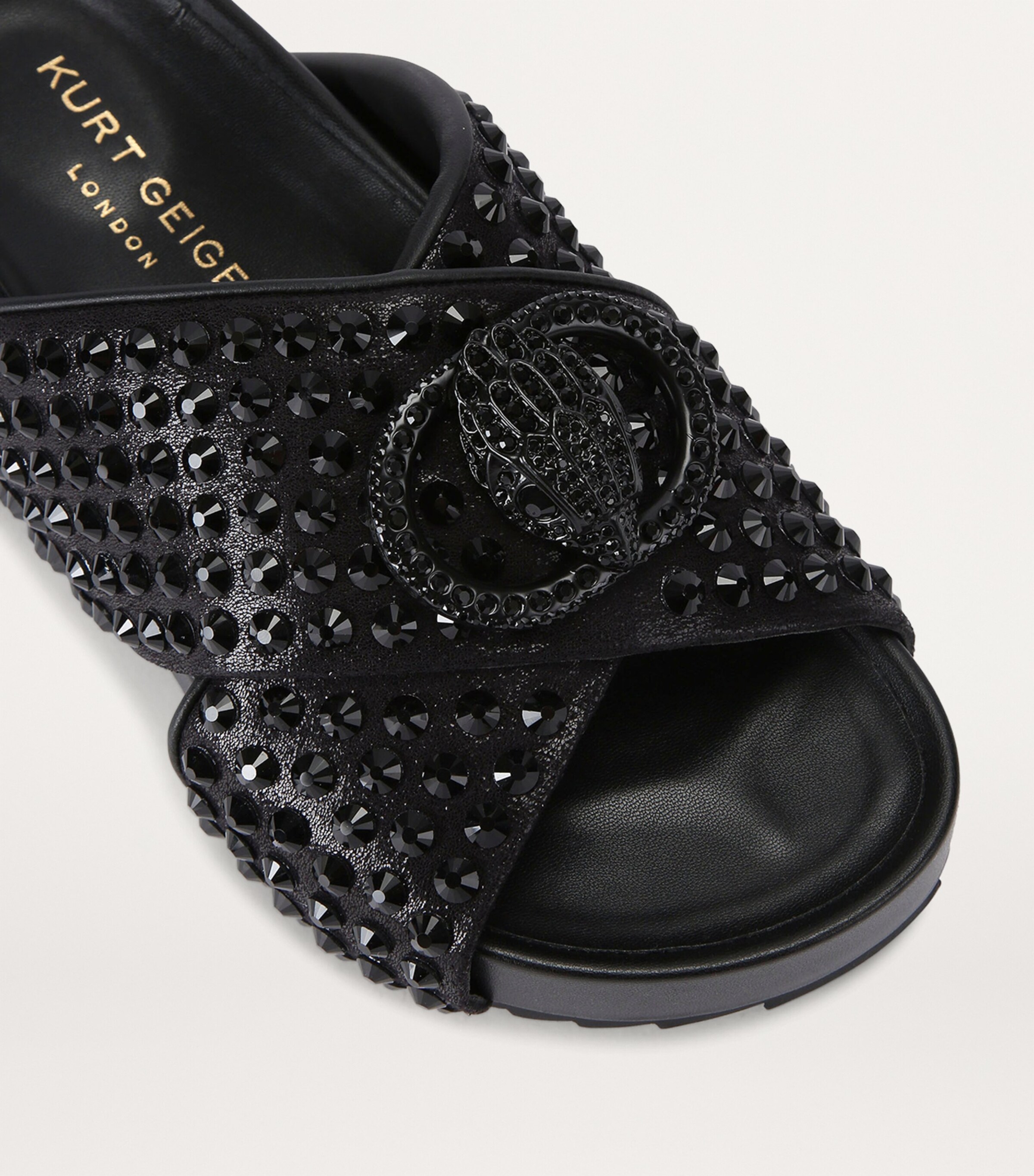 Chelsea Cross-Strap Slides BLK/OTHER Image 4