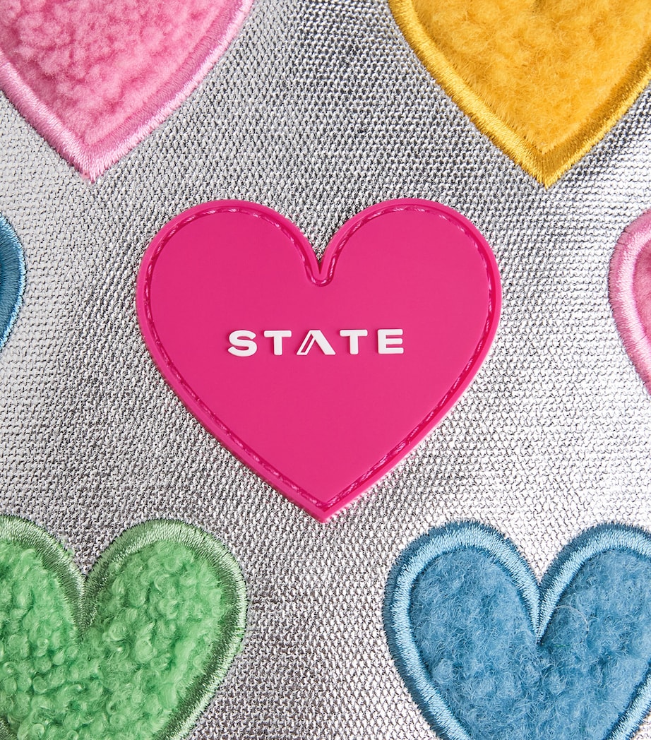 STATE Bags Mini Heart Kane Backpack Happy Fuzzy Hearts Image 4