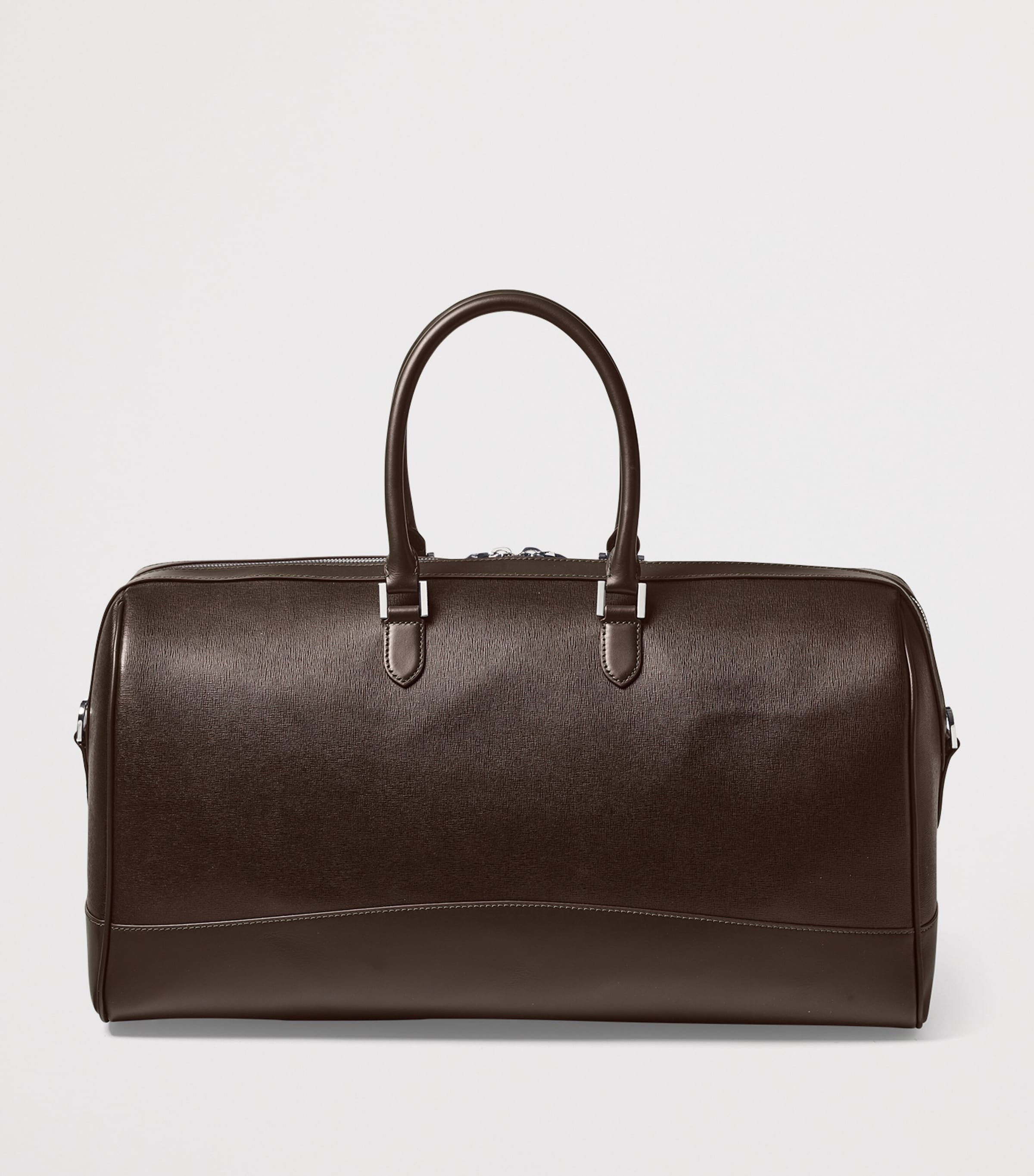 Leather City Holdall DARKBROWN Image 3