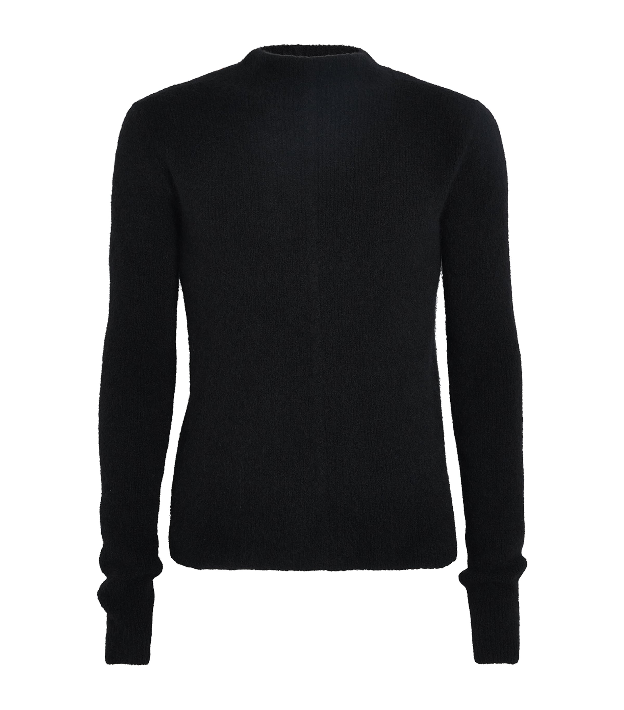 Rick Owens Alpaca-blend Headon Sweater In Black