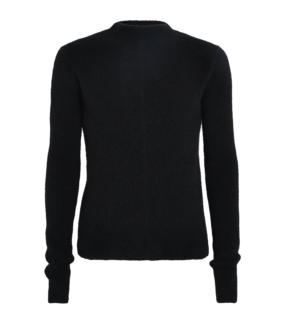 Alpaca-Blend Headon Sweater BLACK Image 1