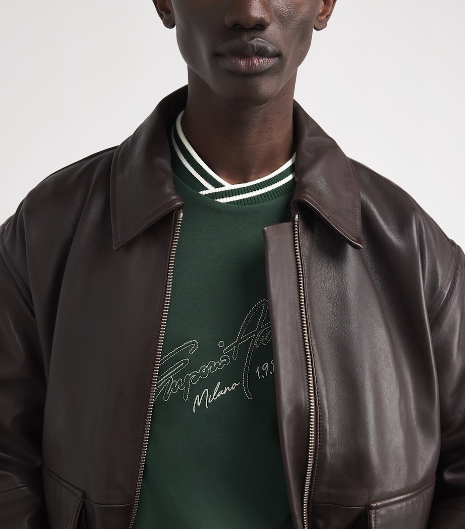 Cotton Embroidered Logo T-Shirt U7263 Image 6