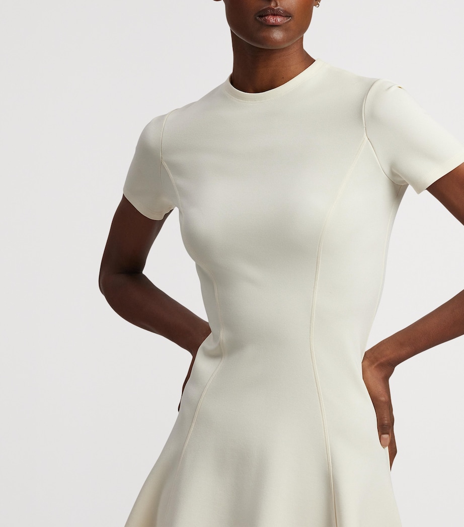 Chiffon A-line Dress LUX CREAM Image 10