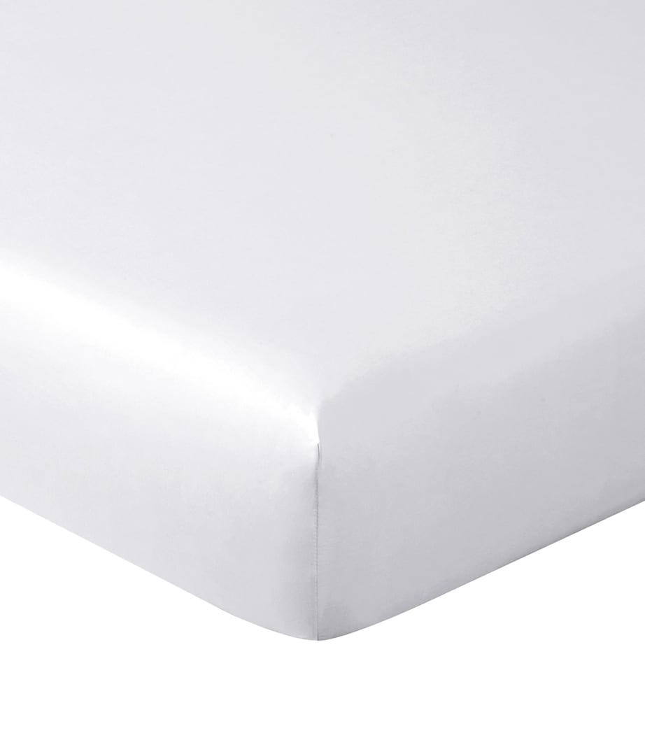 Cotton Adagio Super King Fitted Sheet (190cm x 200cm) BRUME Image 2