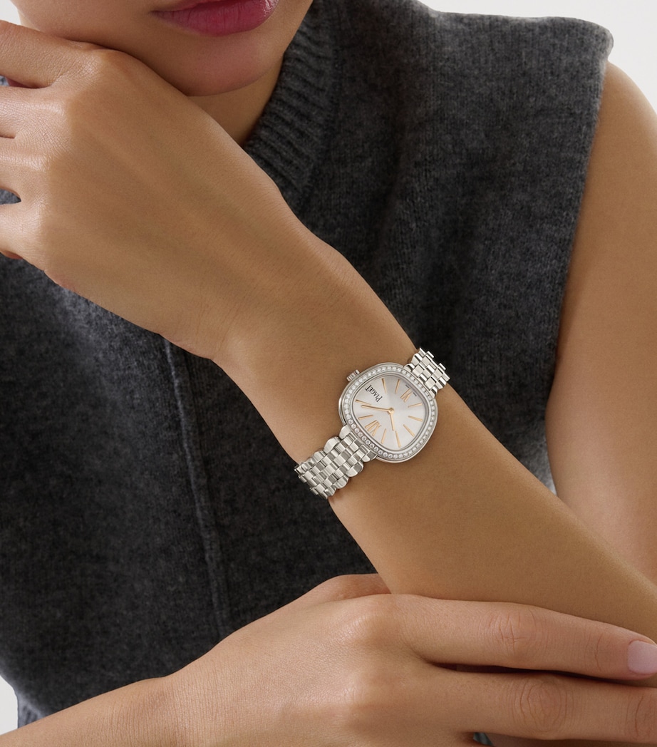 Stainless Steel and Diamond Sixtie Watch 29mm STEEL Image 3