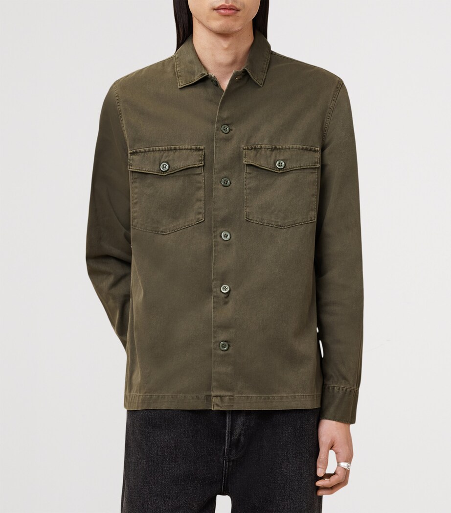 Cotton Spotter Overshirt CARGO GREEN Image 5