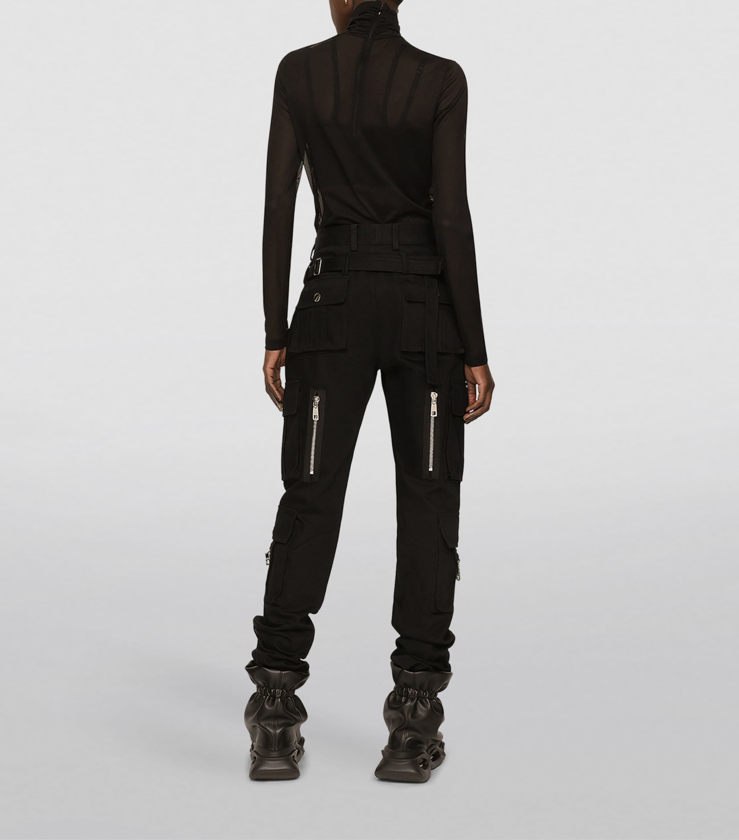 Rollneck Top N0000-BLACK Image 4
