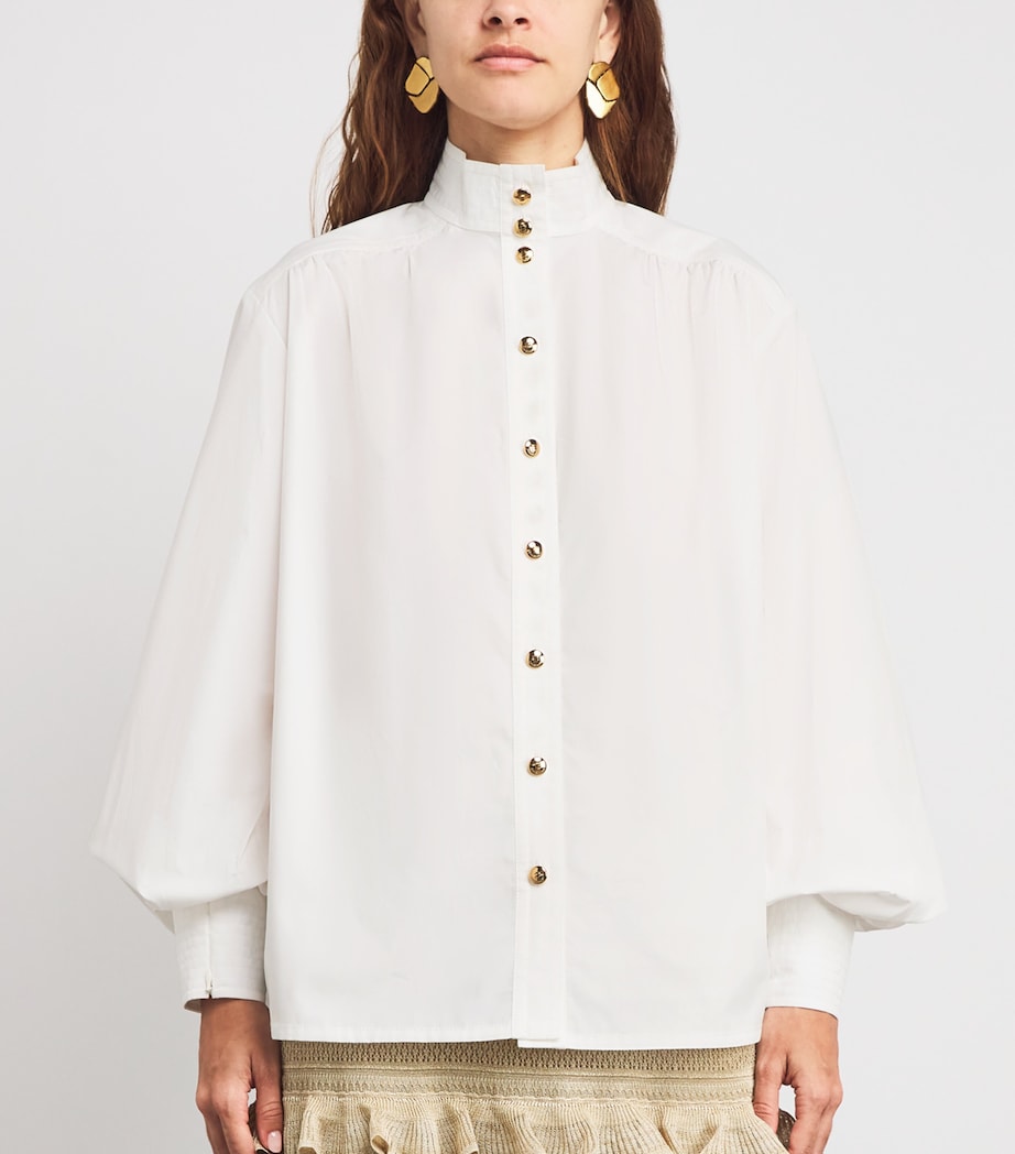 Utility Billow Blouse IVORY Image 3