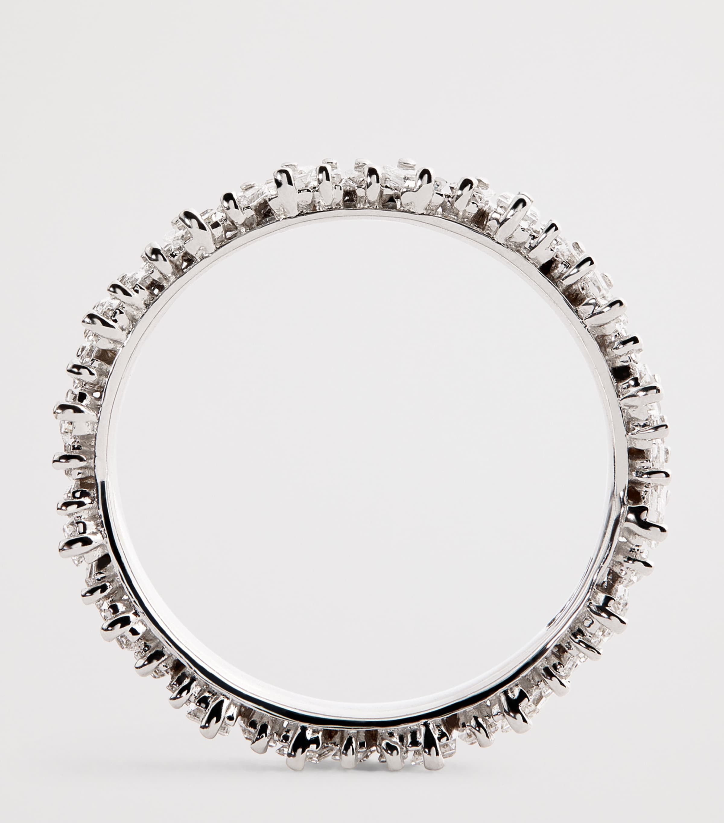 Suzanne Kalan White Gold and Diamond Classic Eternity Ring Wg/wd Image 5