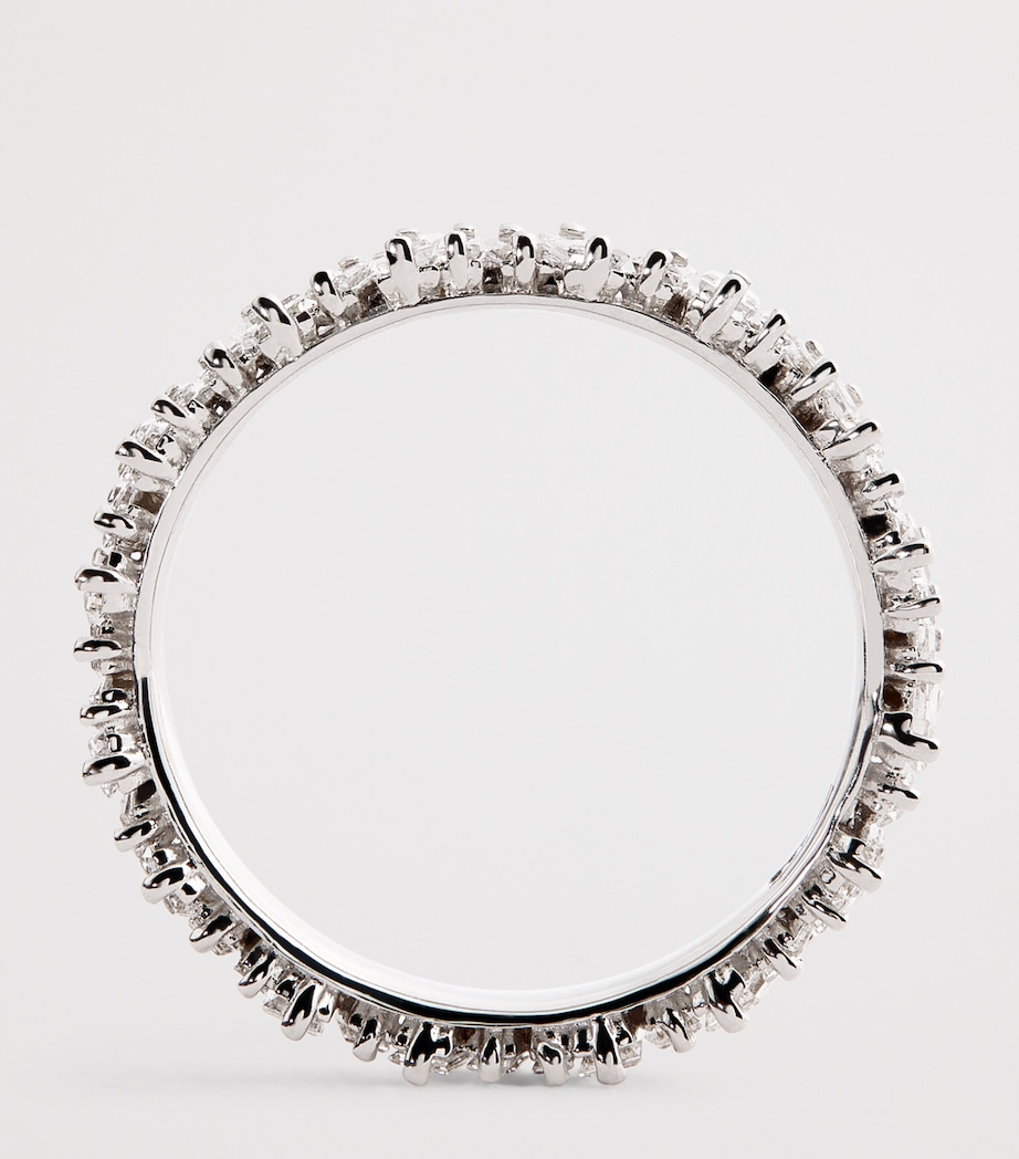 Suzanne Kalan White Gold and Diamond Classic Eternity Ring Wg/wd Image 5