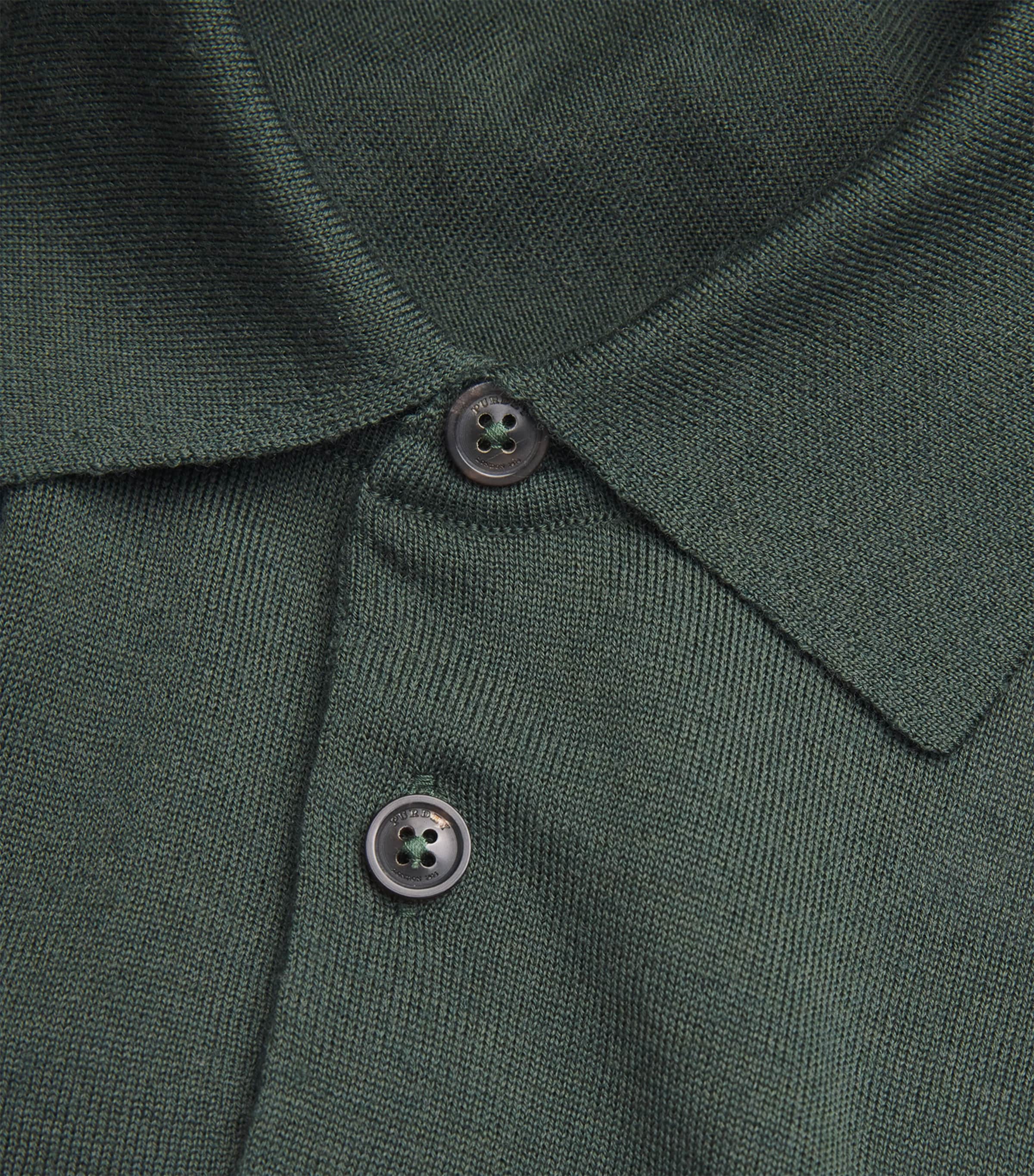 Wool Polo Shirt LODEN Image 5