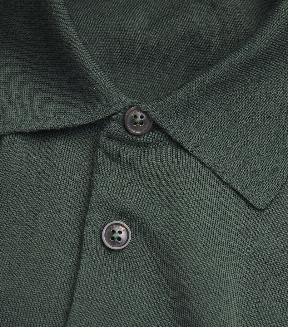 Wool Polo Shirt LODEN Image 5