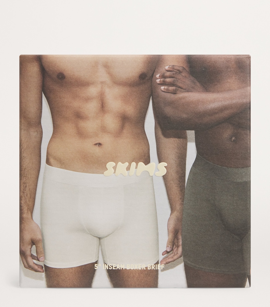 Stretch-Jersey Boxer Briefs (Pack of 3) CHALK Image 4