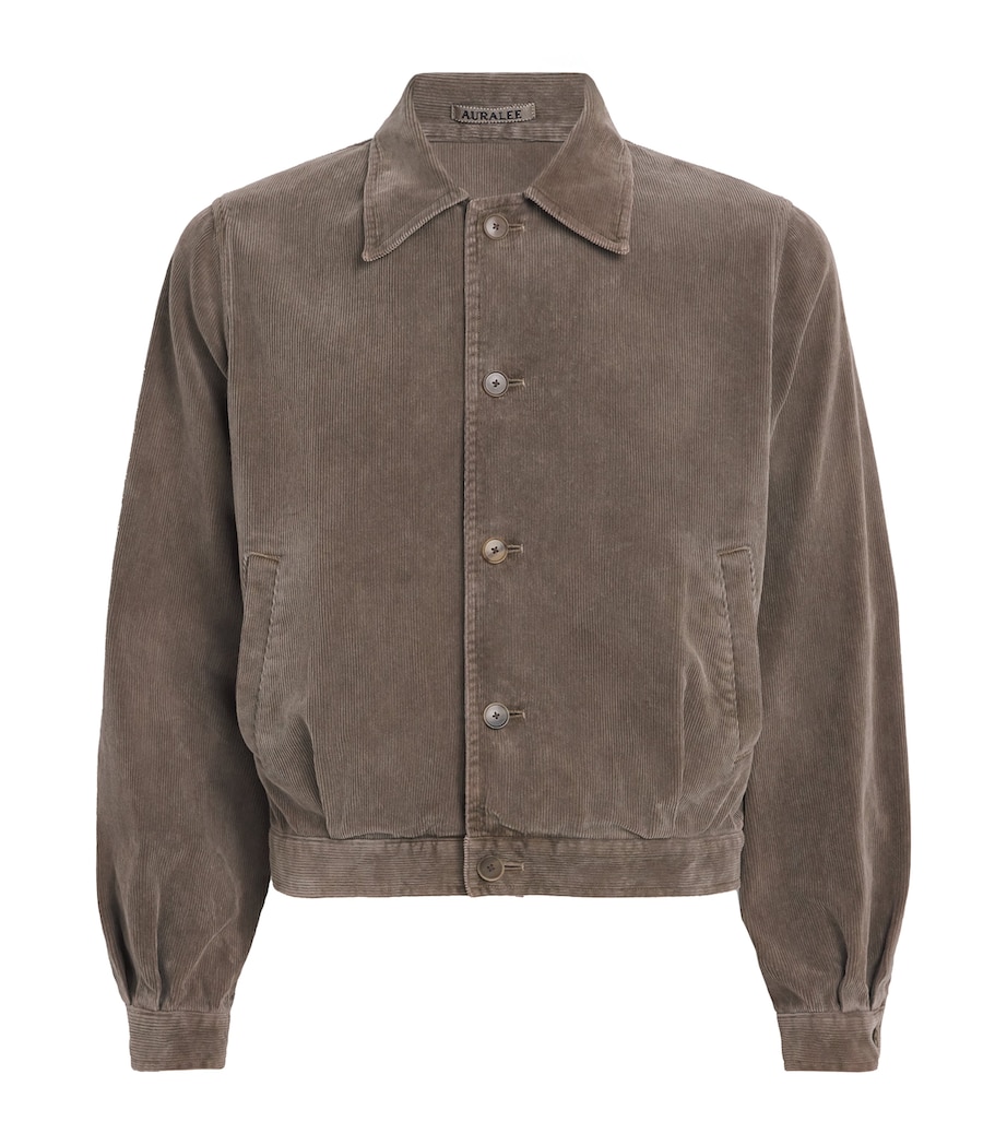 Cotton Corduroy Jacket OLIVE BROWN Image 1