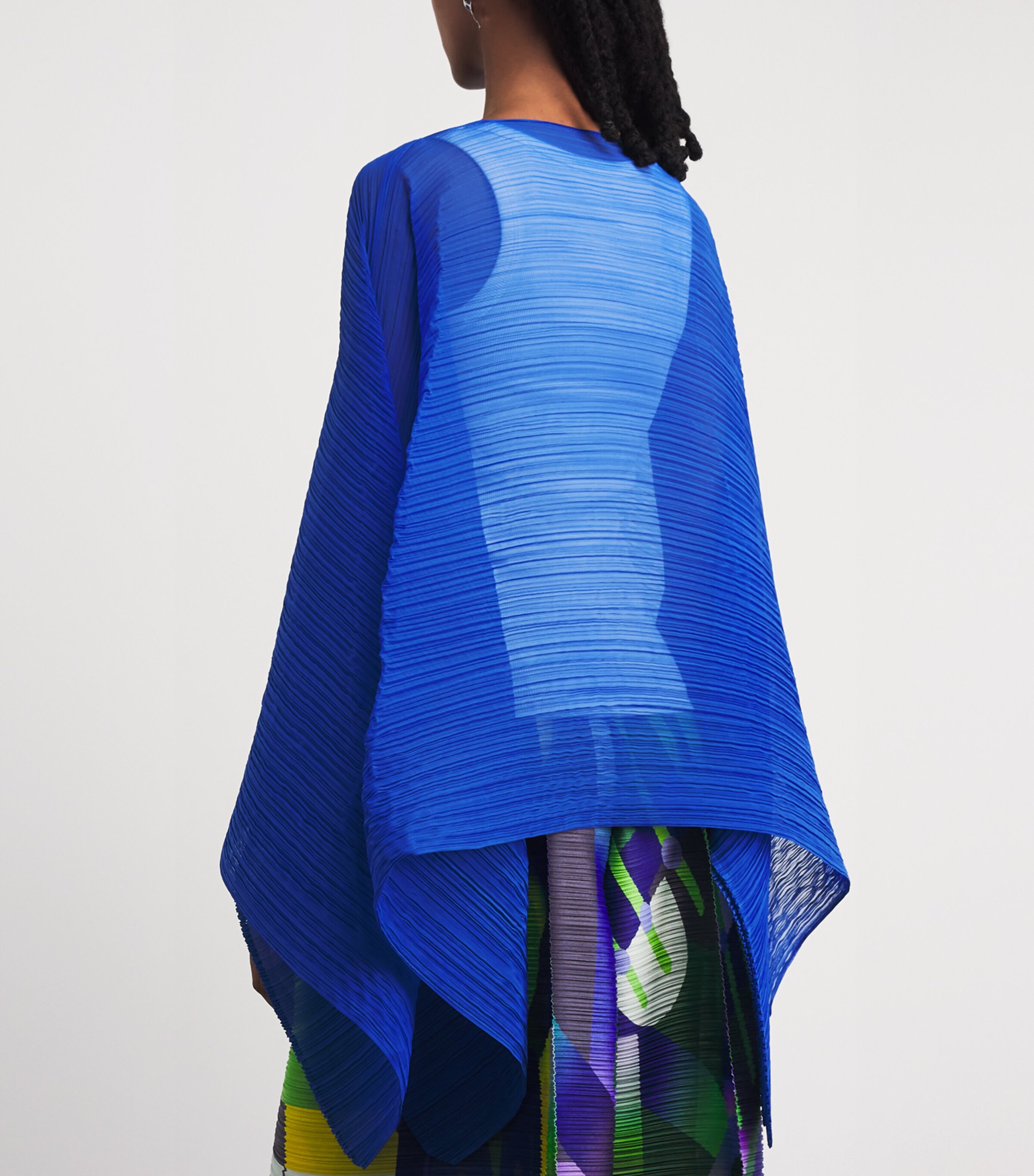 Pleats Please Issey Miyake Blue Madame-T May Stole | Harrods US