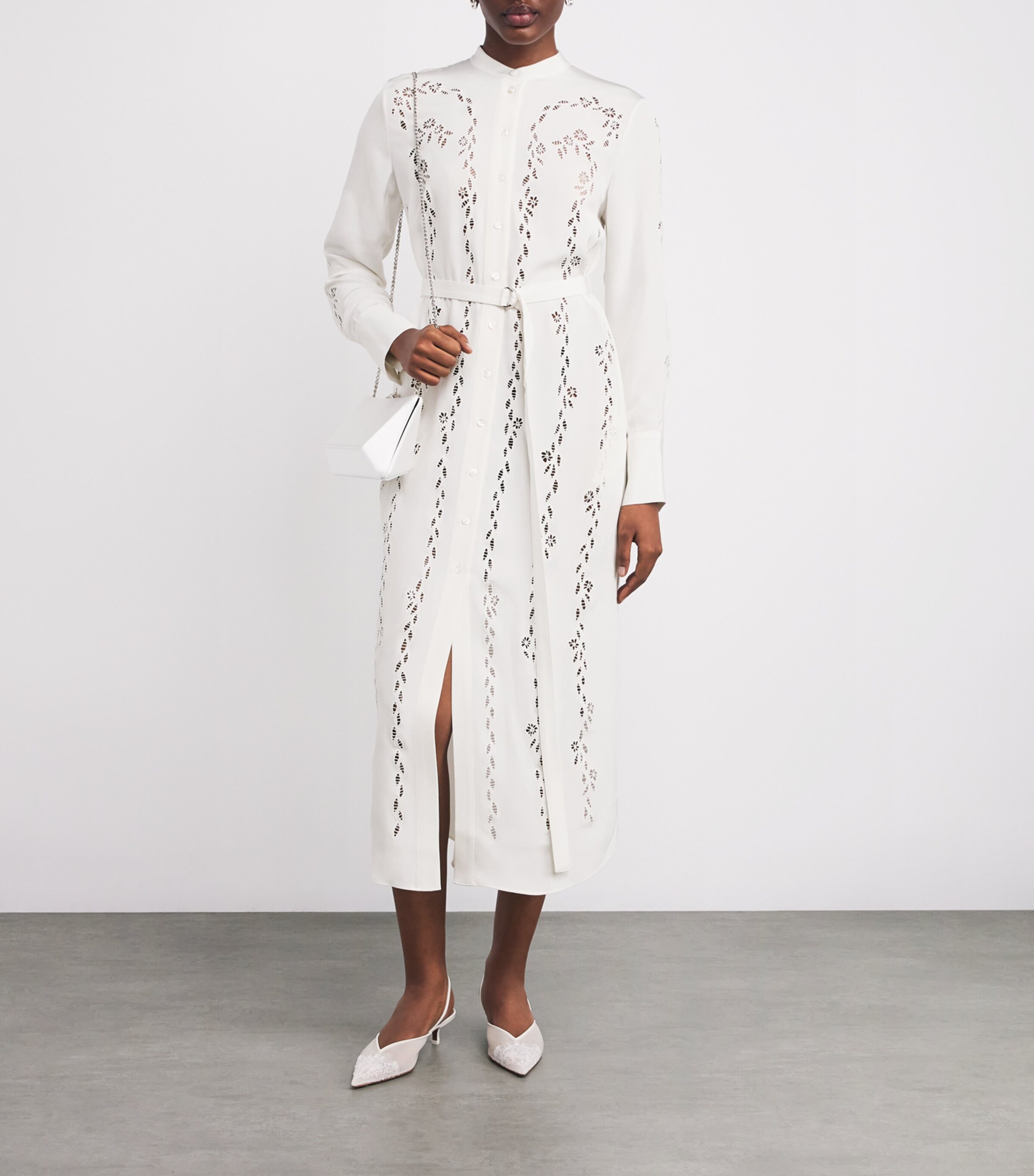 Adam Lippes Ivory Silk-Lace Memphis Maxi Dress | Harrods US