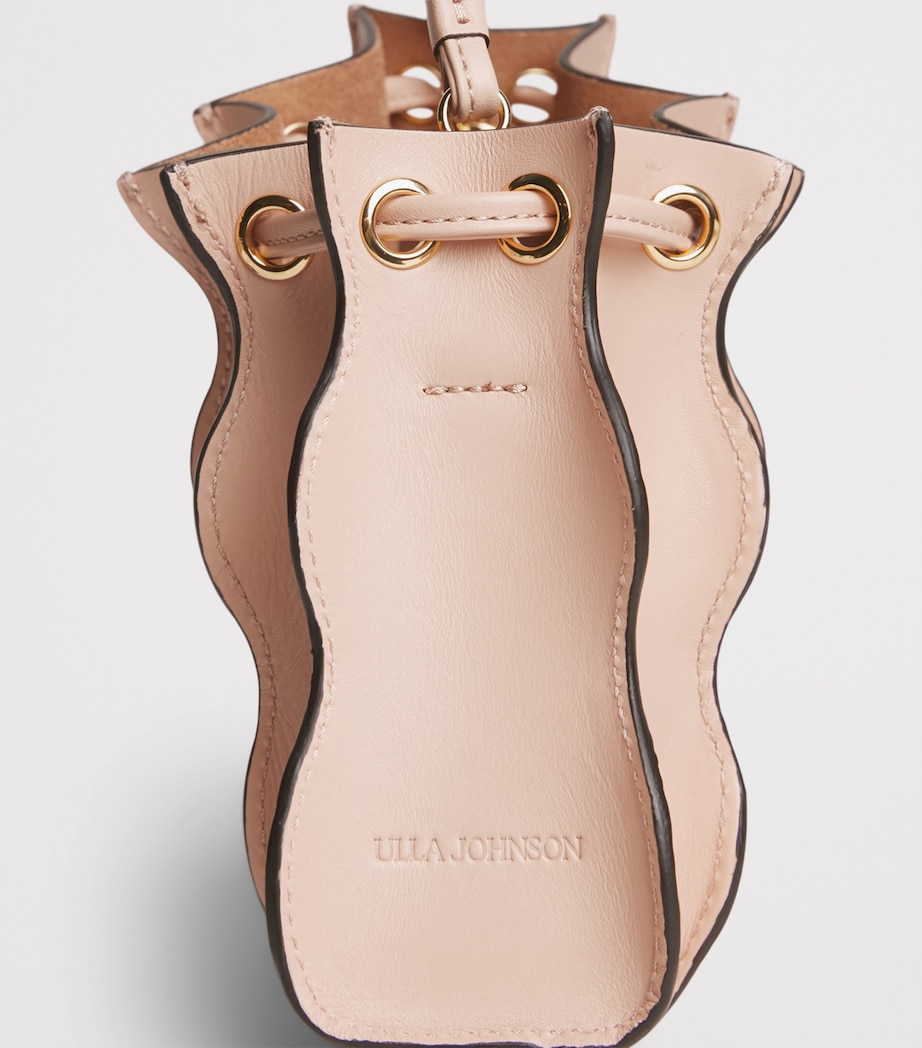 Ulla Johnson Small Leather Adria Cross-Body Bag Tulip Image 6