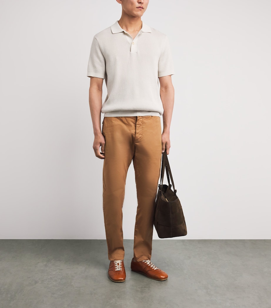 Barena Mens Technical Chinos Khaki Image 2