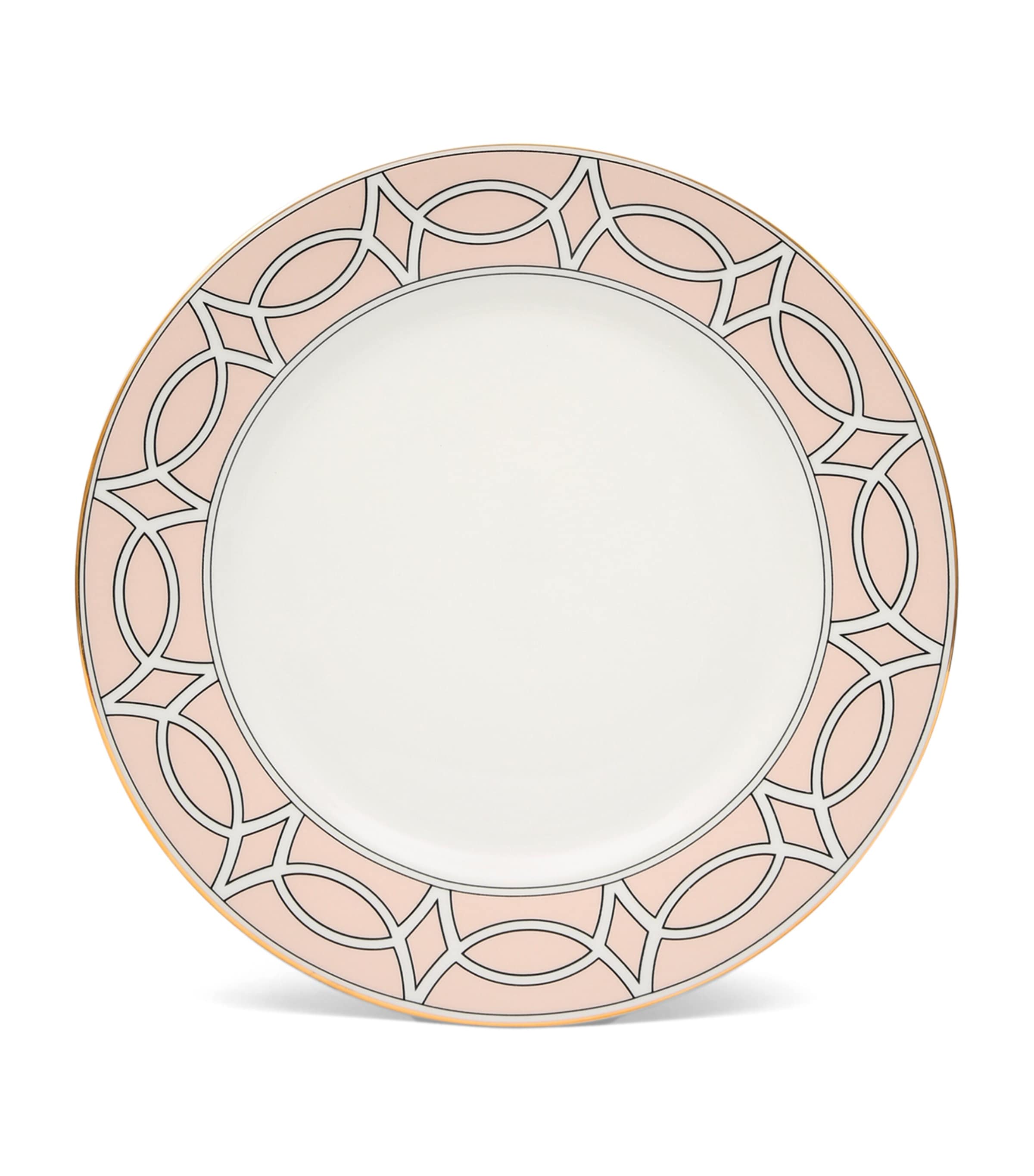 Shop O.w.london O. W.london Set Of 2 Loop Dessert Plates In Pink