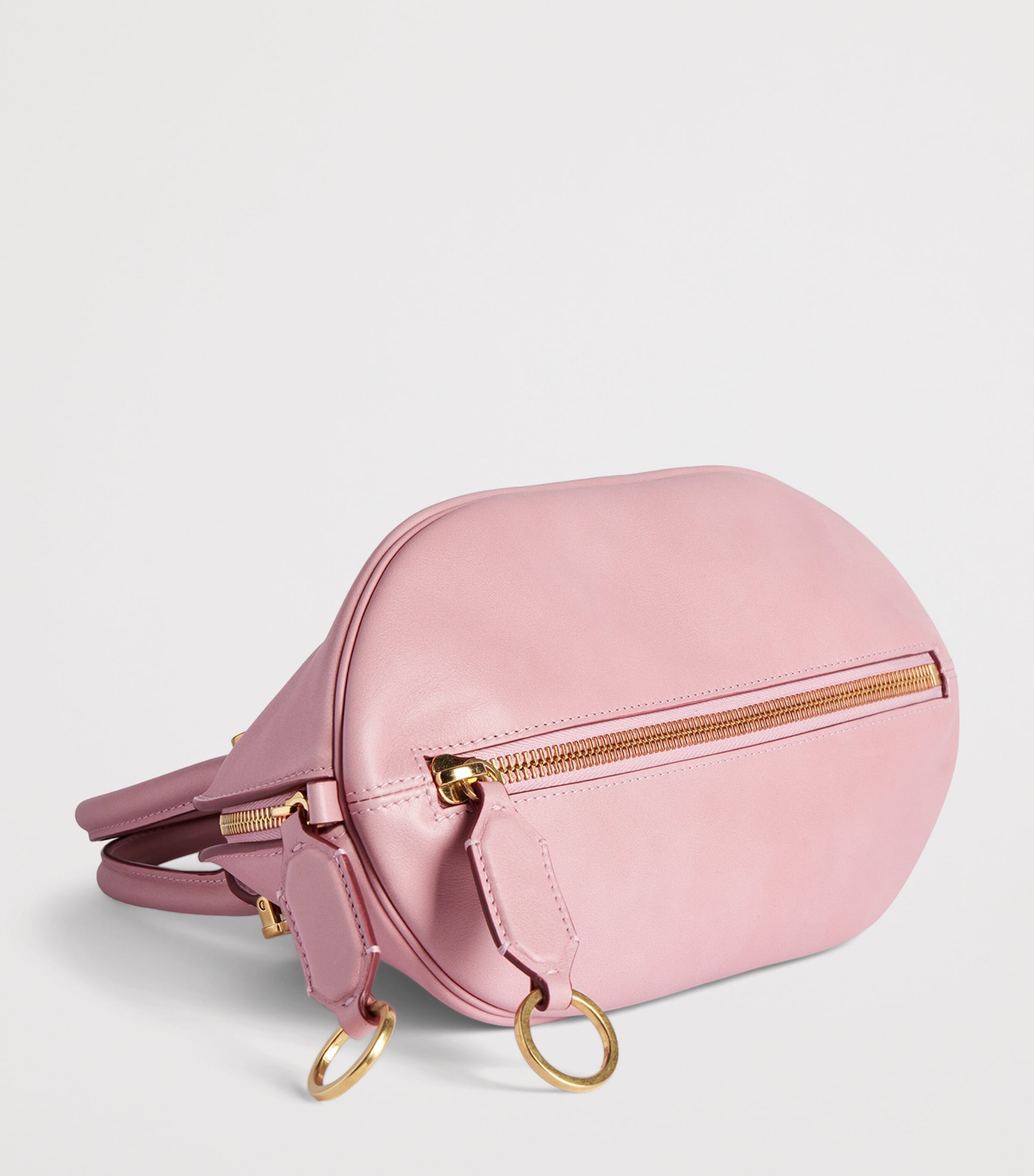 Balenciaga Mini Leather Bolero Bowling Bag Image 7