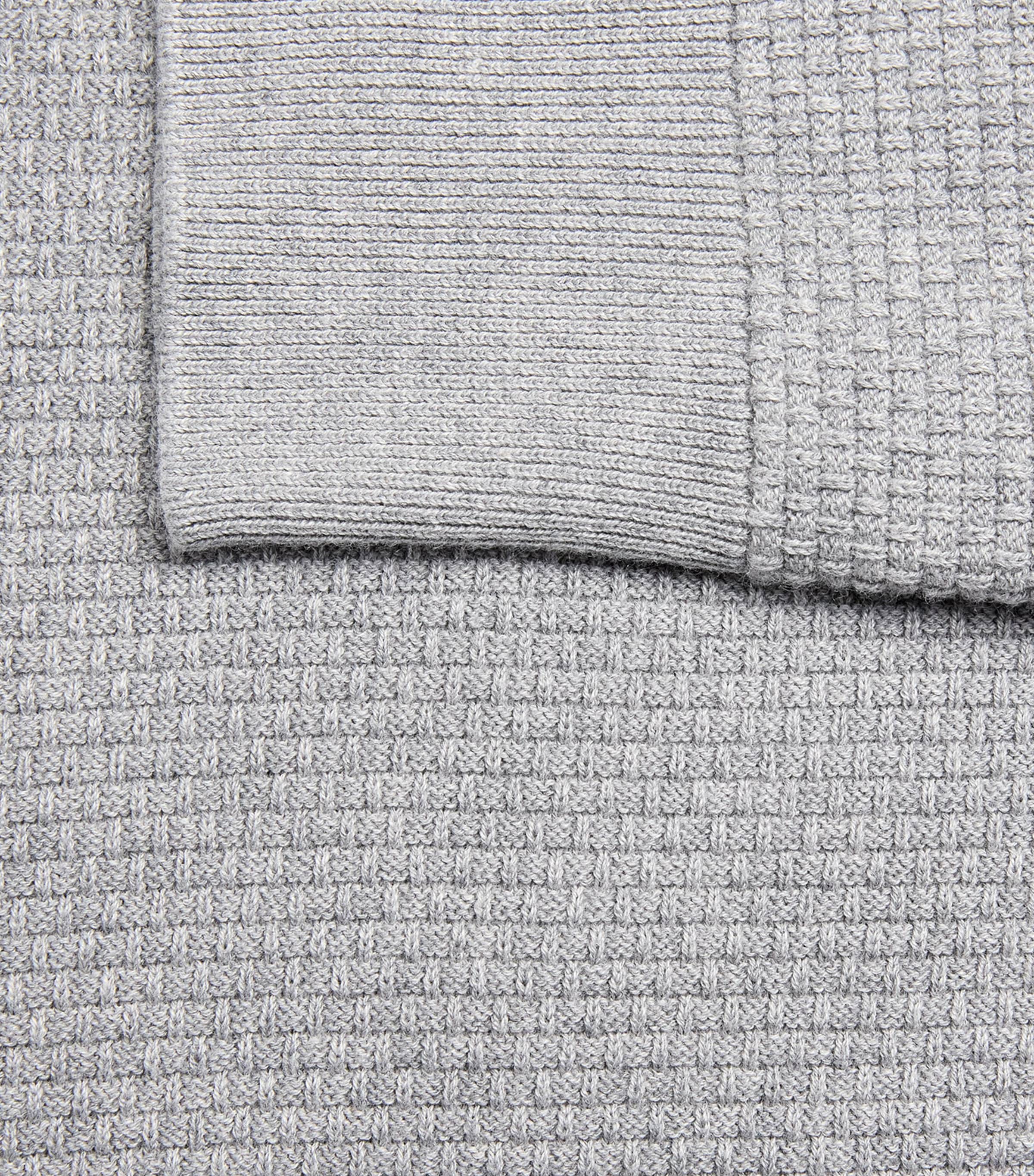 Cotton-Blend Sweater ANDOVER HEATHER Image 5