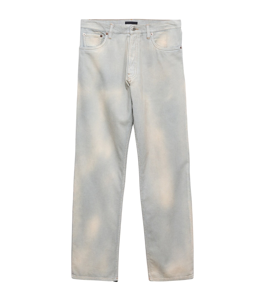 Corduroy Washed Jeans F0V3N Image 1