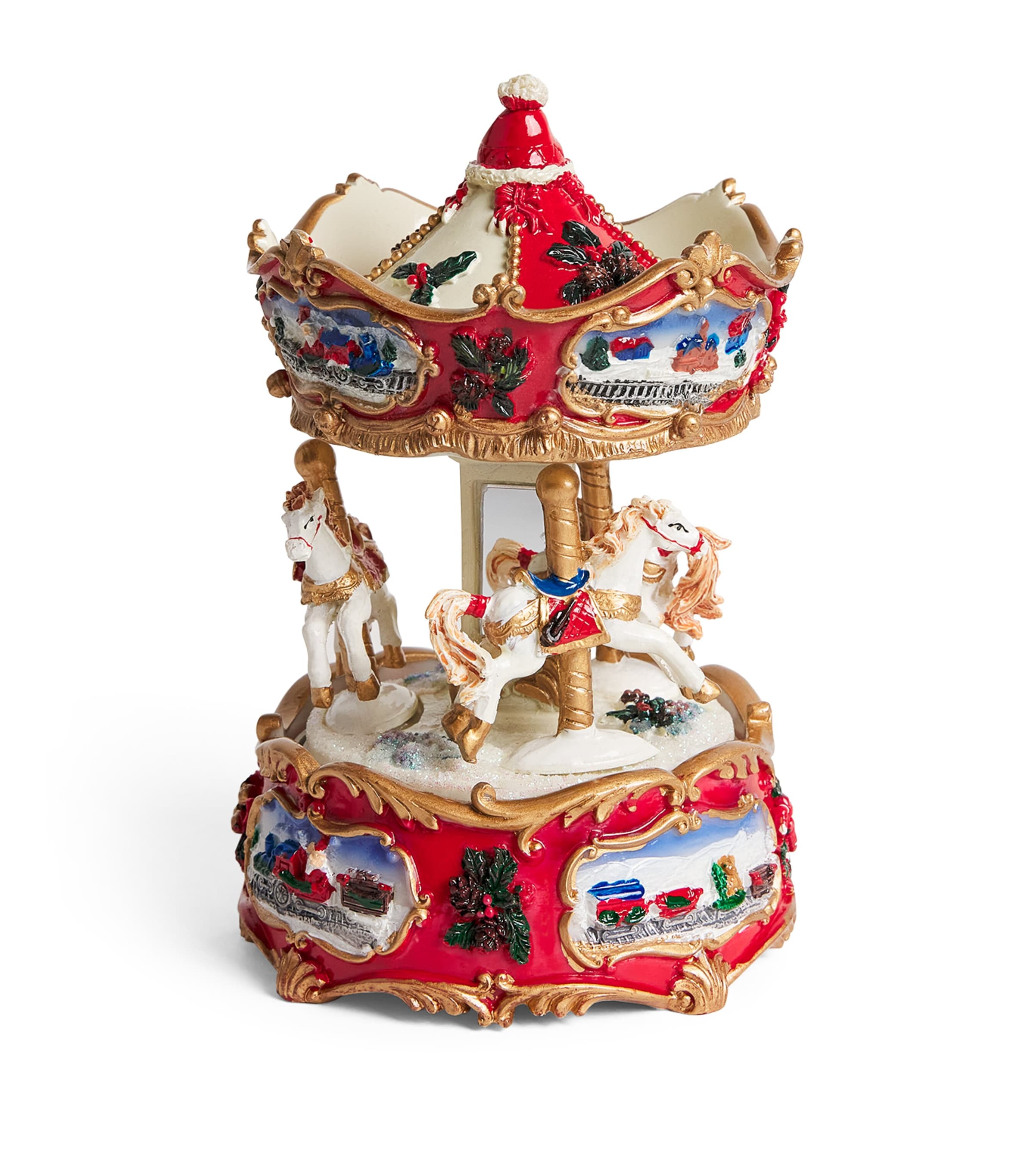 Kurt.s.adler Wind-up Musical Carousel
